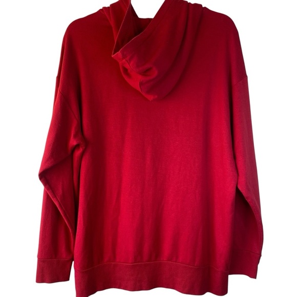 Beyond Yoga Cozy Fleece Go Getter Hoodie in Currant Red SZ XS - Picture 3 of 9